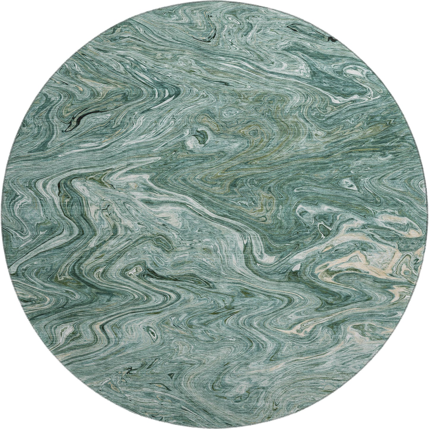 Machine Made Ravenna RN8 Teal - Dalyn Rugs