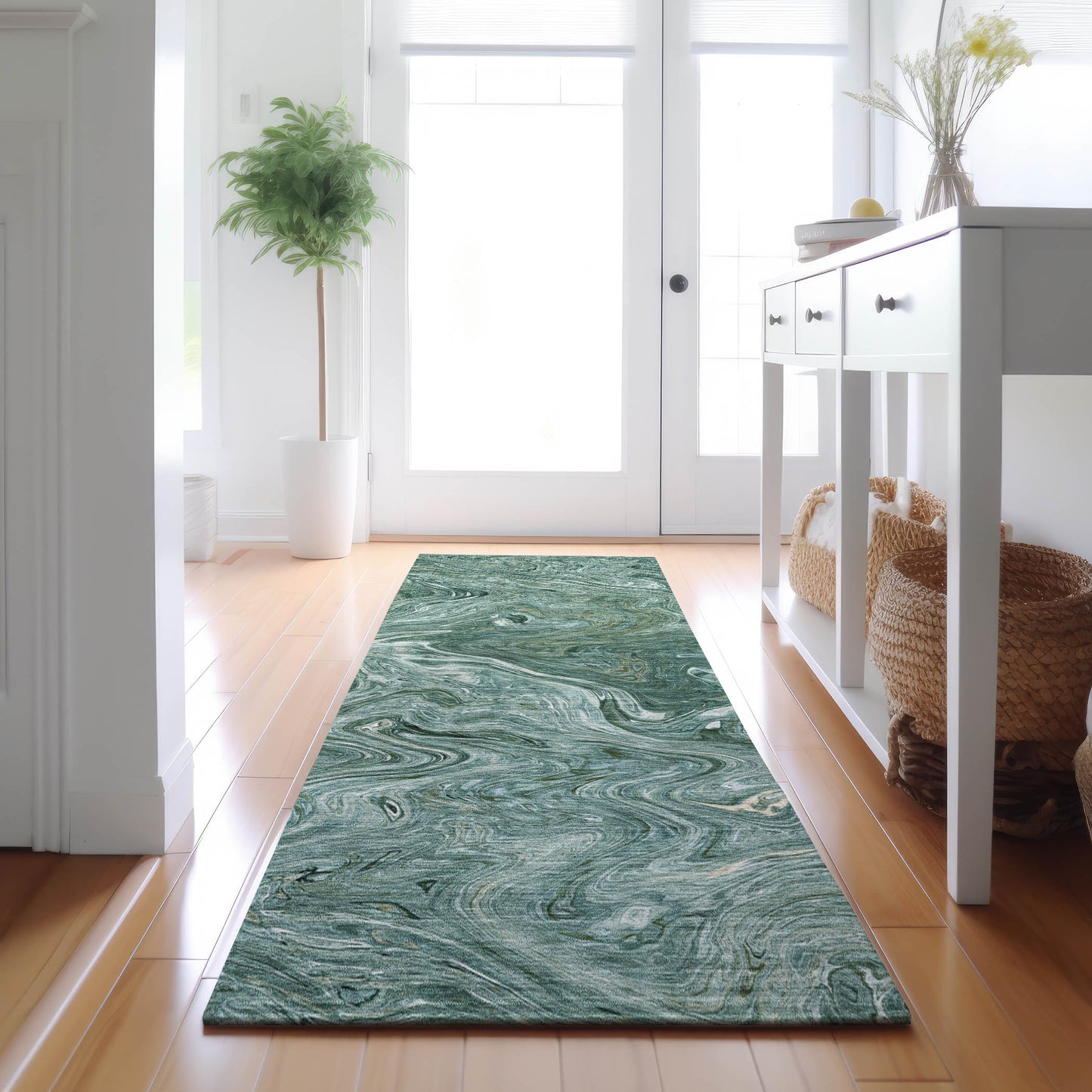 Machine Made Ravenna RN8 Teal - Dalyn Rugs