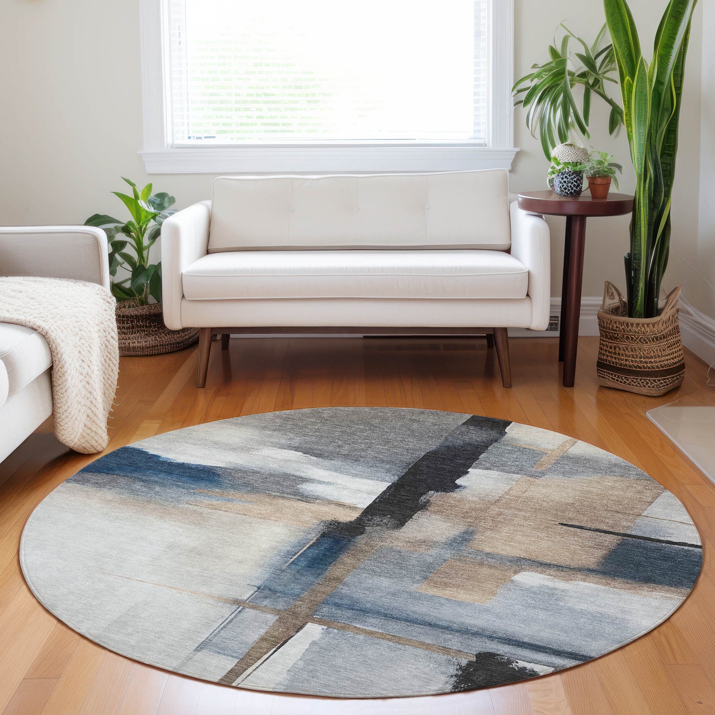 Machine Made Ravenna RN9 Blue - Dalyn Rugs