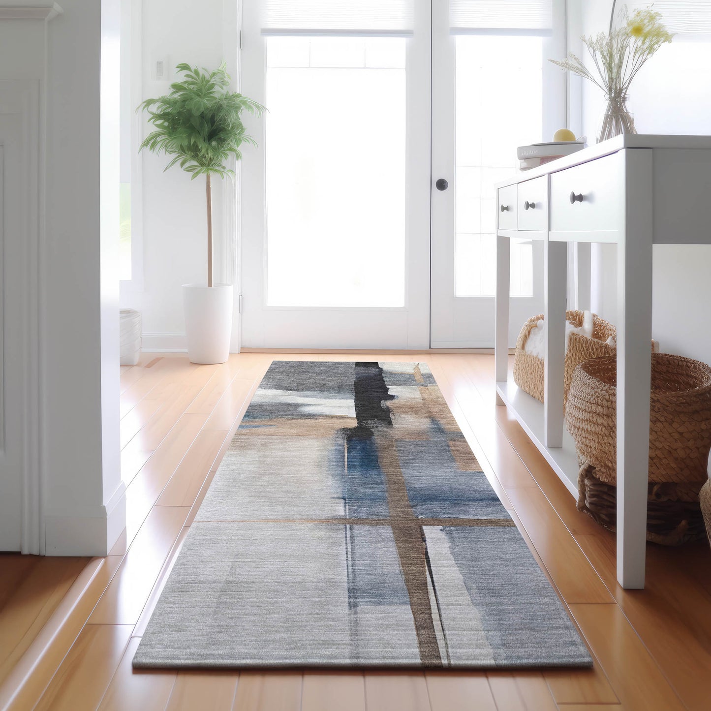 Machine Made Ravenna RN9 Blue - Dalyn Rugs