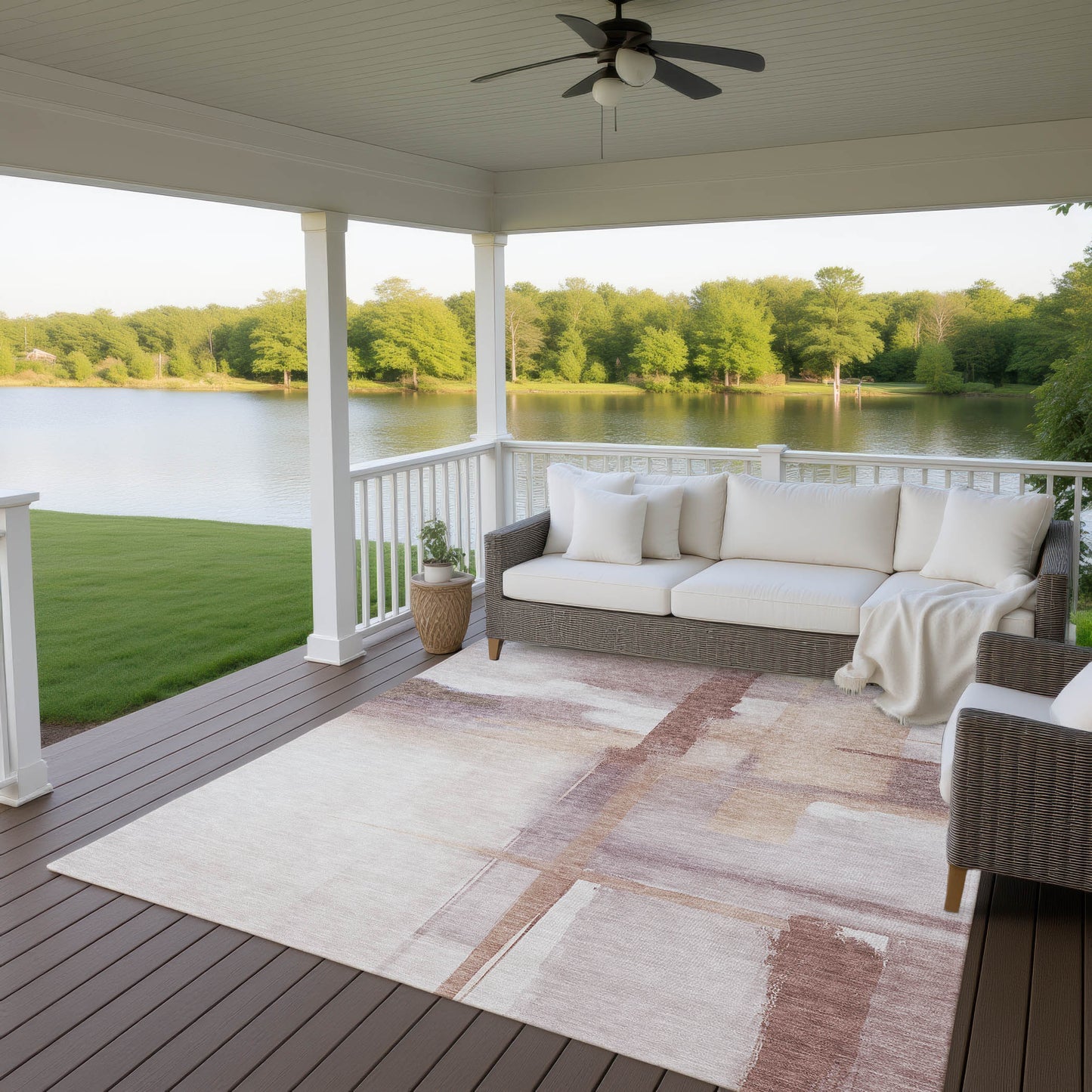 Machine Made Ravenna RN9 Blush - Dalyn Rugs