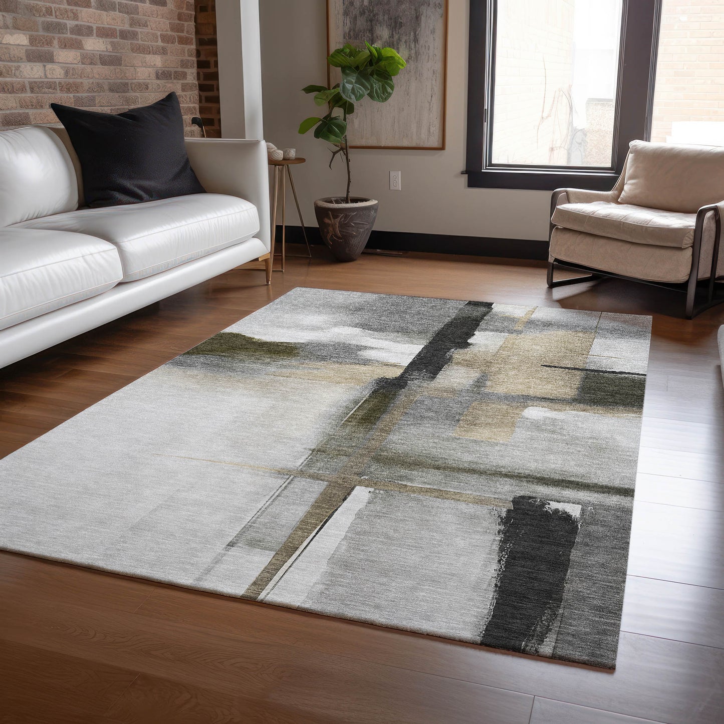 Machine Made Ravenna RN9 Gray - Dalyn Rugs