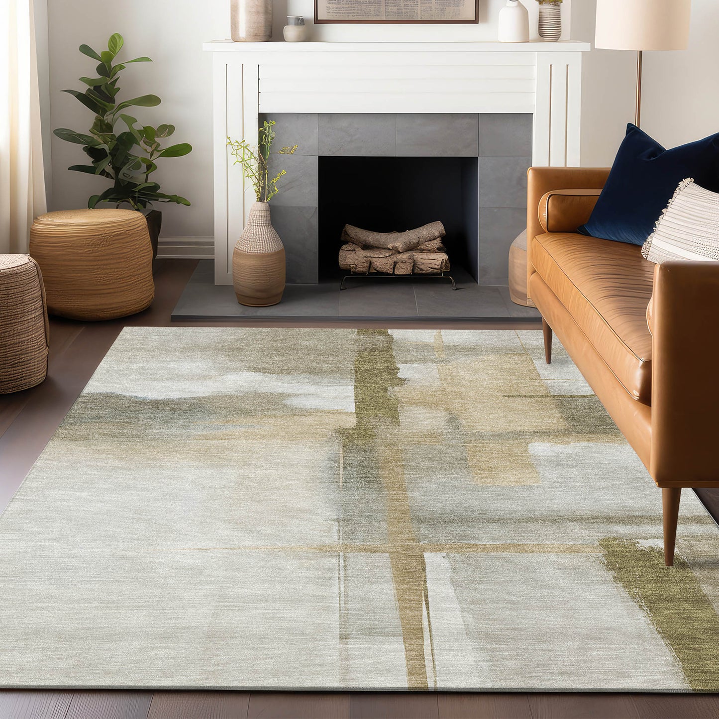 Machine Made Ravenna RN9 Putty - Dalyn Rugs