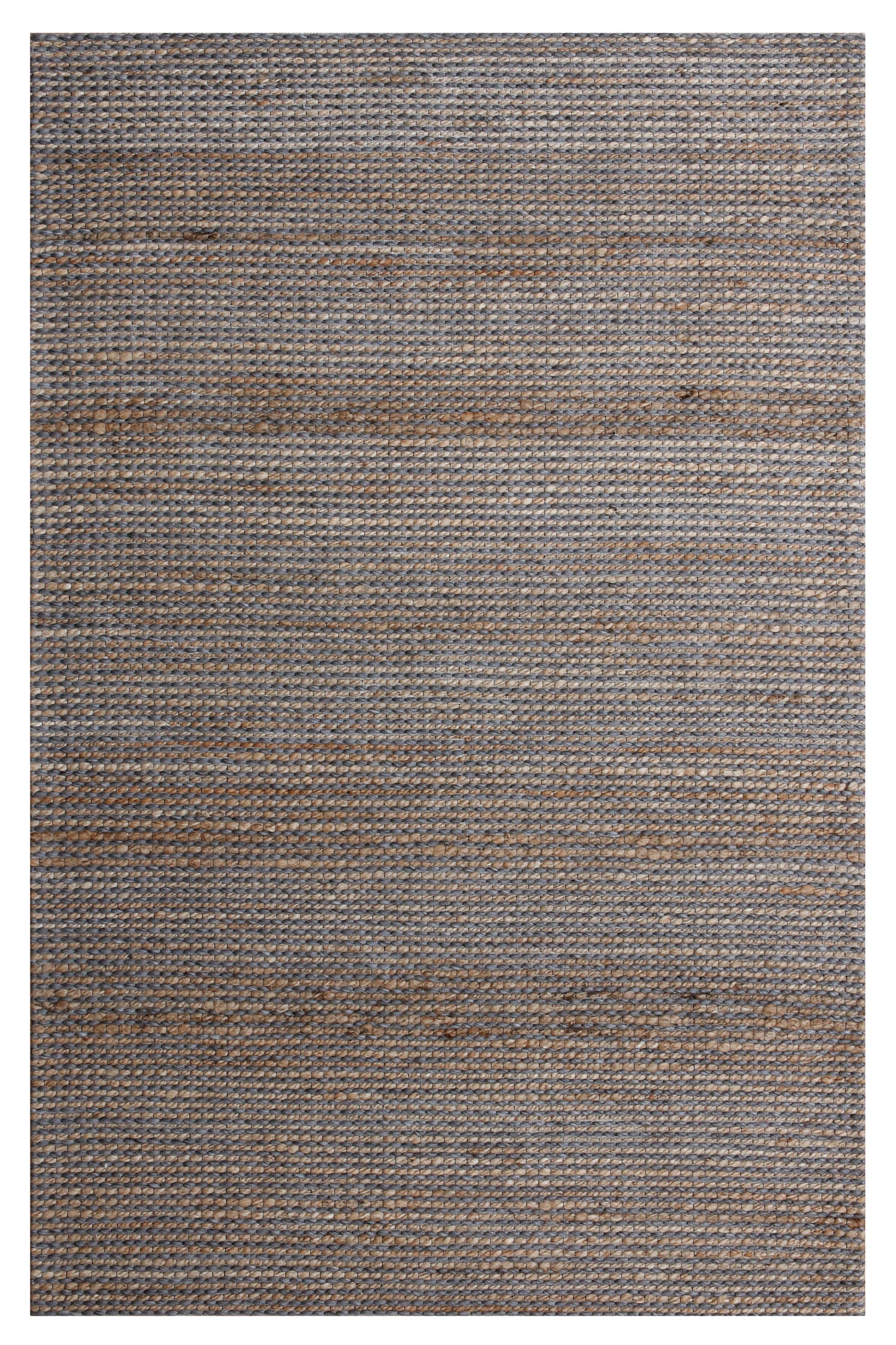 Rondane-03421 Farmhouse Hand-Woven Dark Gray/Natural Cotton Indoor Area Rug - LR Home