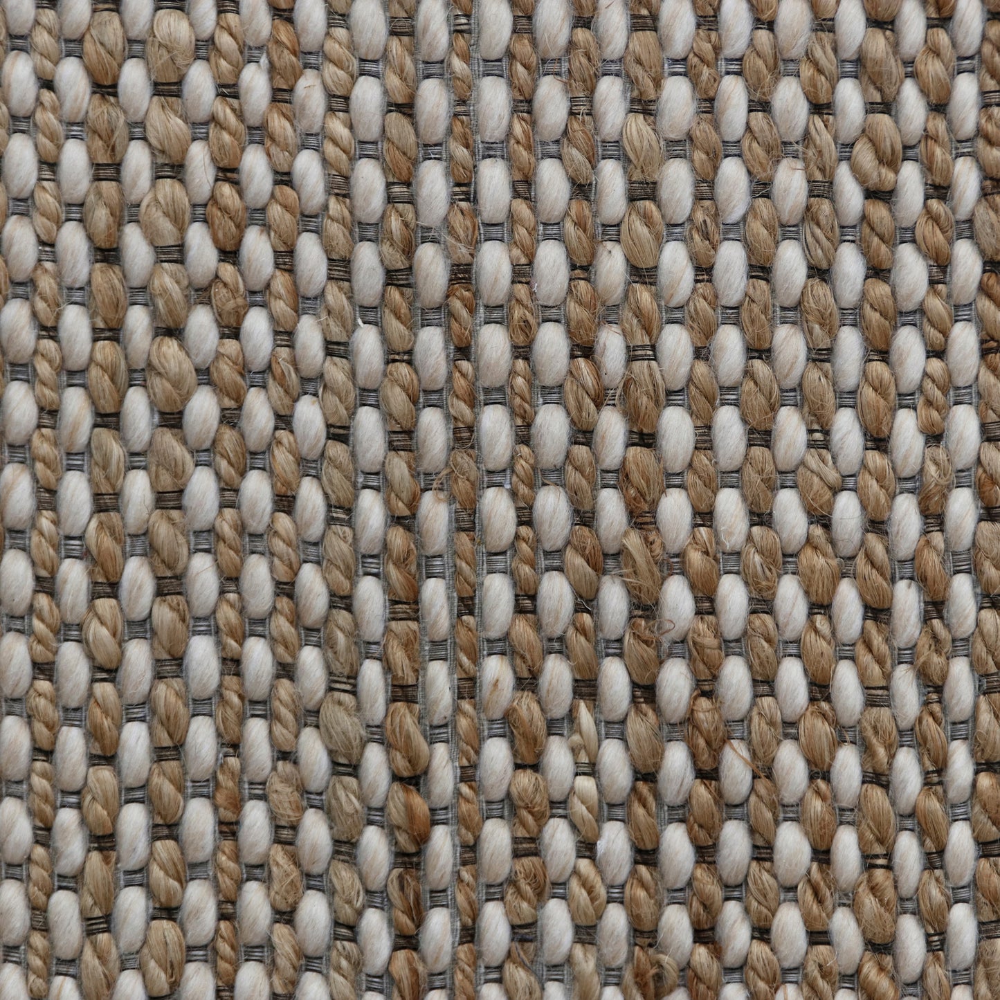 Rondane-03422 Farmhouse Hand-Woven Beige/Natural Cotton Indoor Area Rug - LR Home