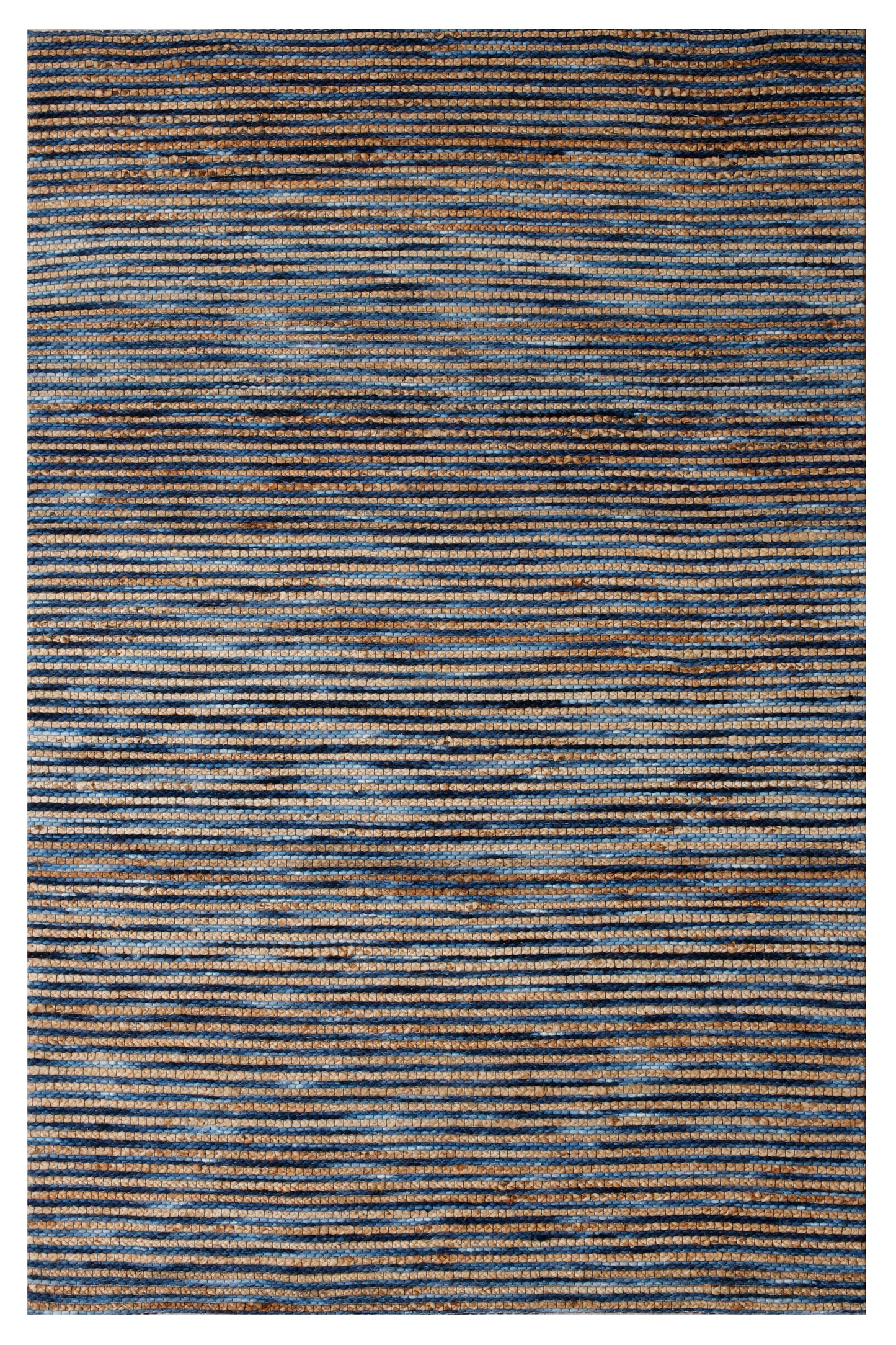 Rondane-03423 Farmhouse Hand-Woven Navy Cotton Indoor Area Rug - LR Home