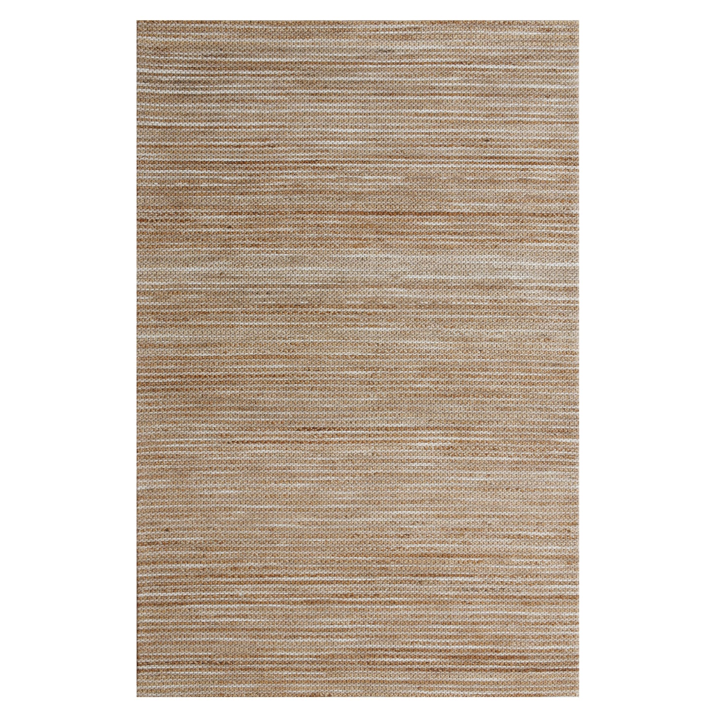 Rondane-03424 Farmhouse Hand-Woven Beige Cotton Indoor Area Rug - LR Home