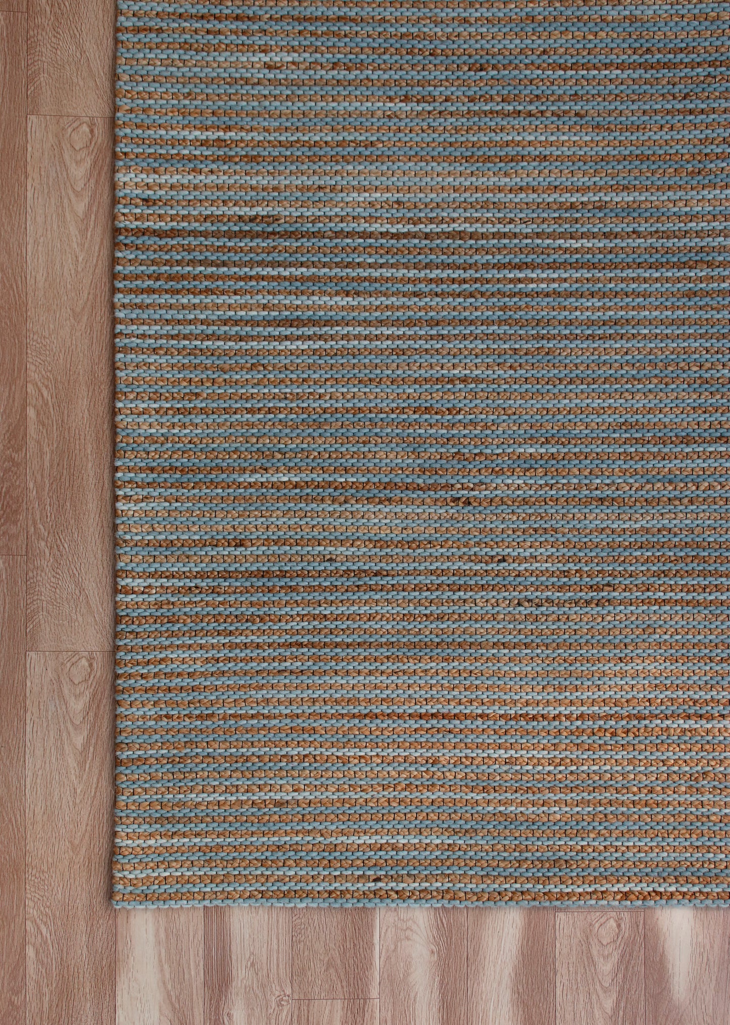 Rondane-03425 Farmhouse Hand-Woven Turquoise Cotton Indoor Area Rug - LR Home