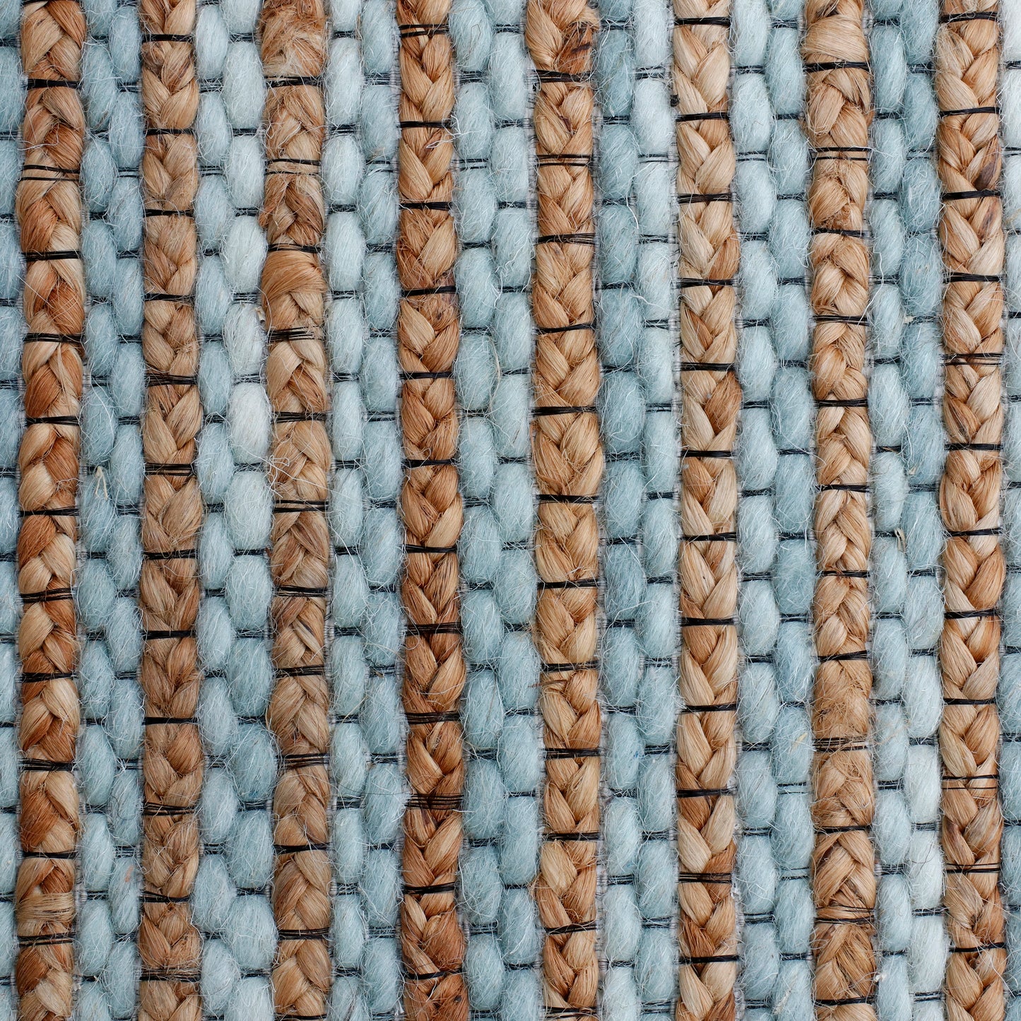 Rondane-03425 Farmhouse Hand-Woven Turquoise Cotton Indoor Area Rug - LR Home