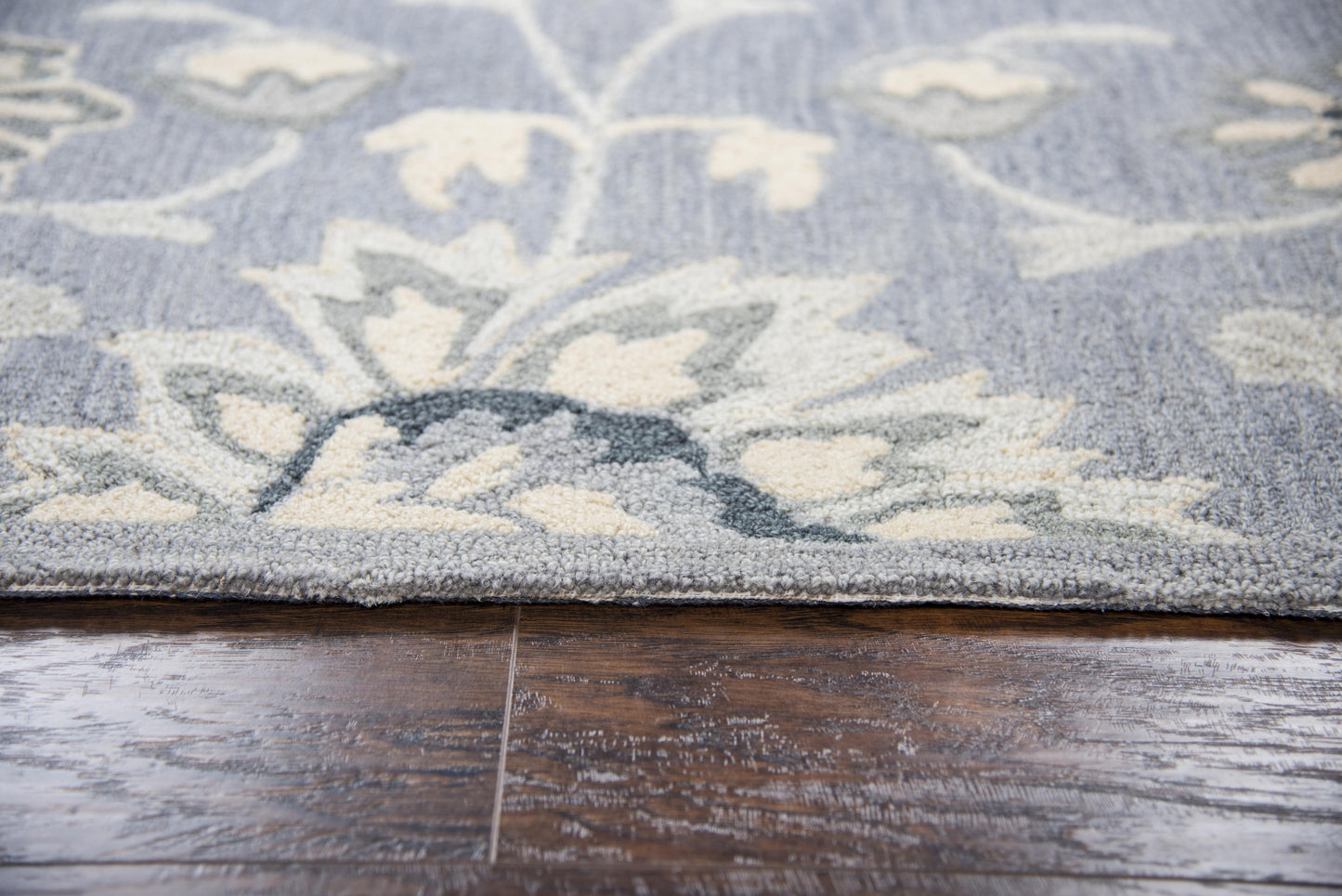 Resonant RS915A Gray Hand-Tufted Rug - Rizzy