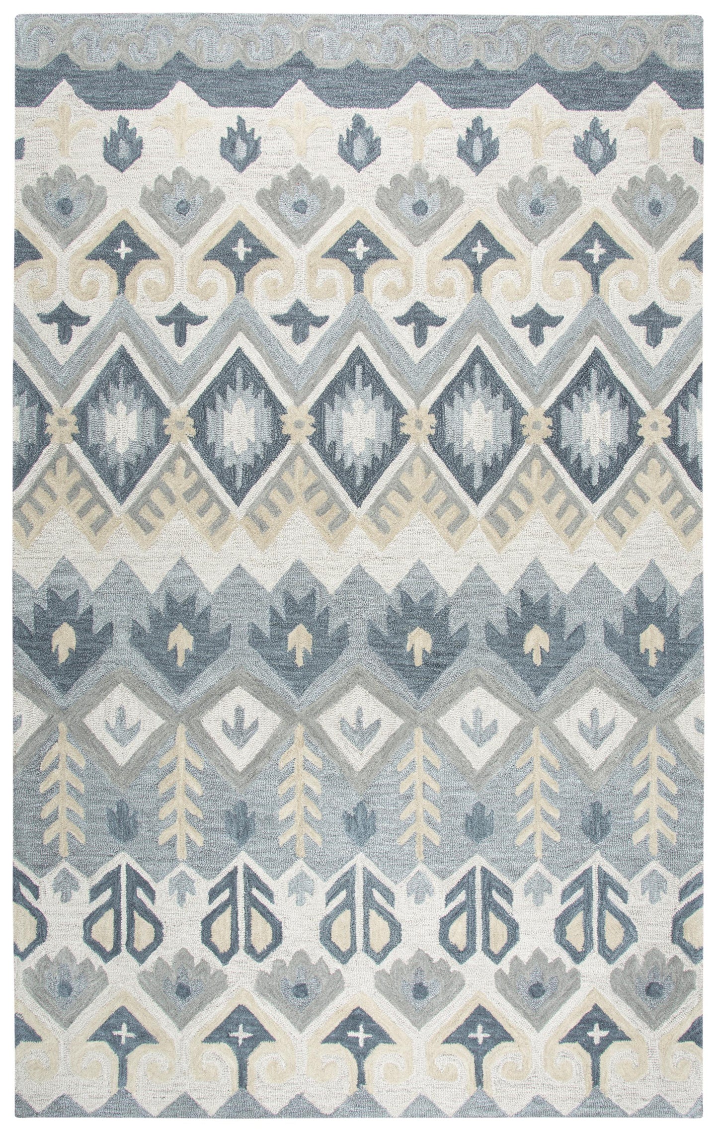Resonant RS919A Natural  Hand-Tufted Rug - Rizzy