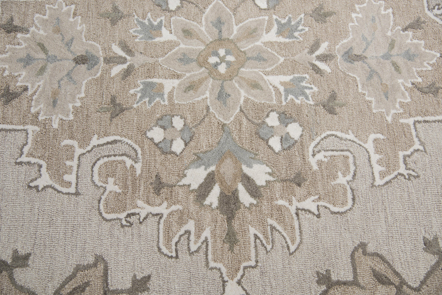 Resonant RS931A Tan/Dk.Tan Hand Tufted Rug - Rizzy