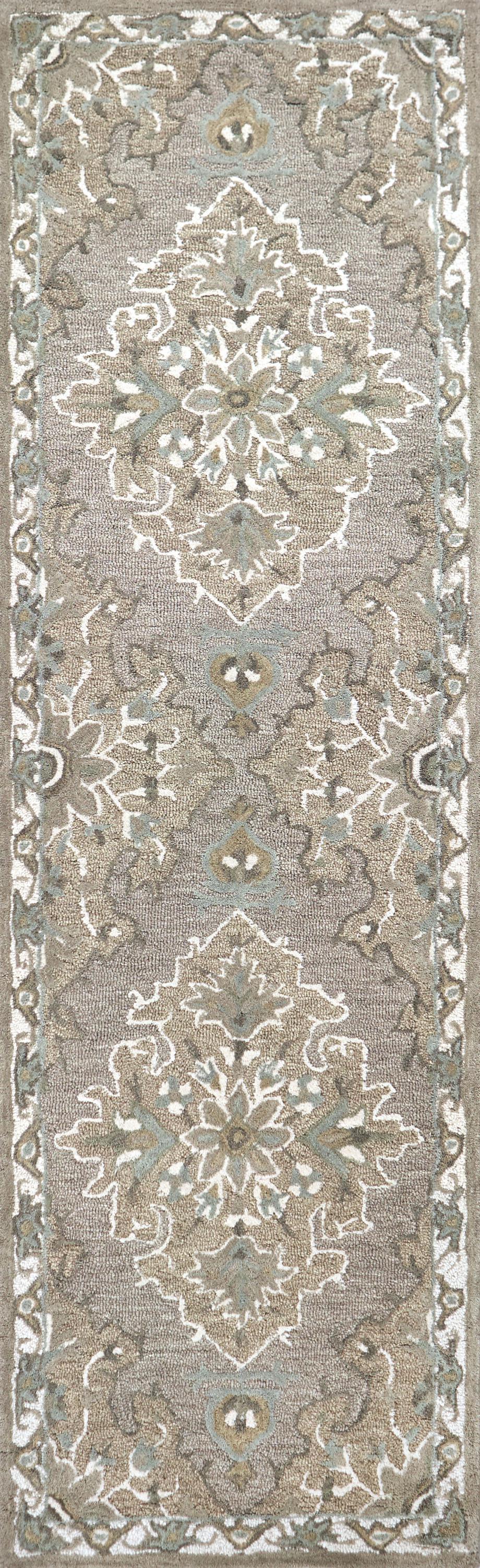 Resonant RS931A Tan/Dk.Tan Hand Tufted Rug - Rizzy