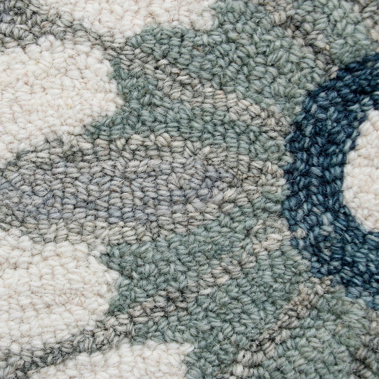 Rugs Ariel-22132 Farmhouse Hand-Tufted Ivory/Gray Cotton Indoor Area Rug - LR Home