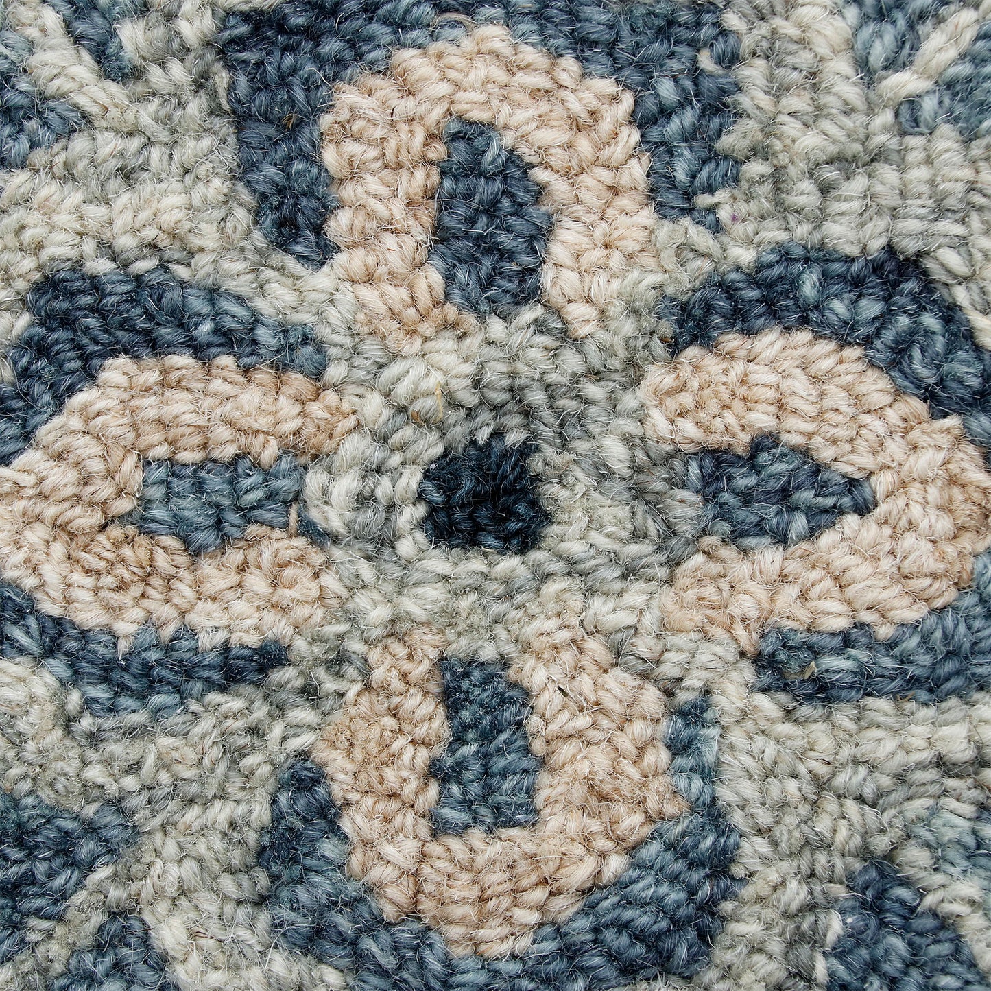 Rugs Ariel-22134 Farmhouse Hand-Tufted Gray/Blue Cotton Indoor Area Rug - LR Home