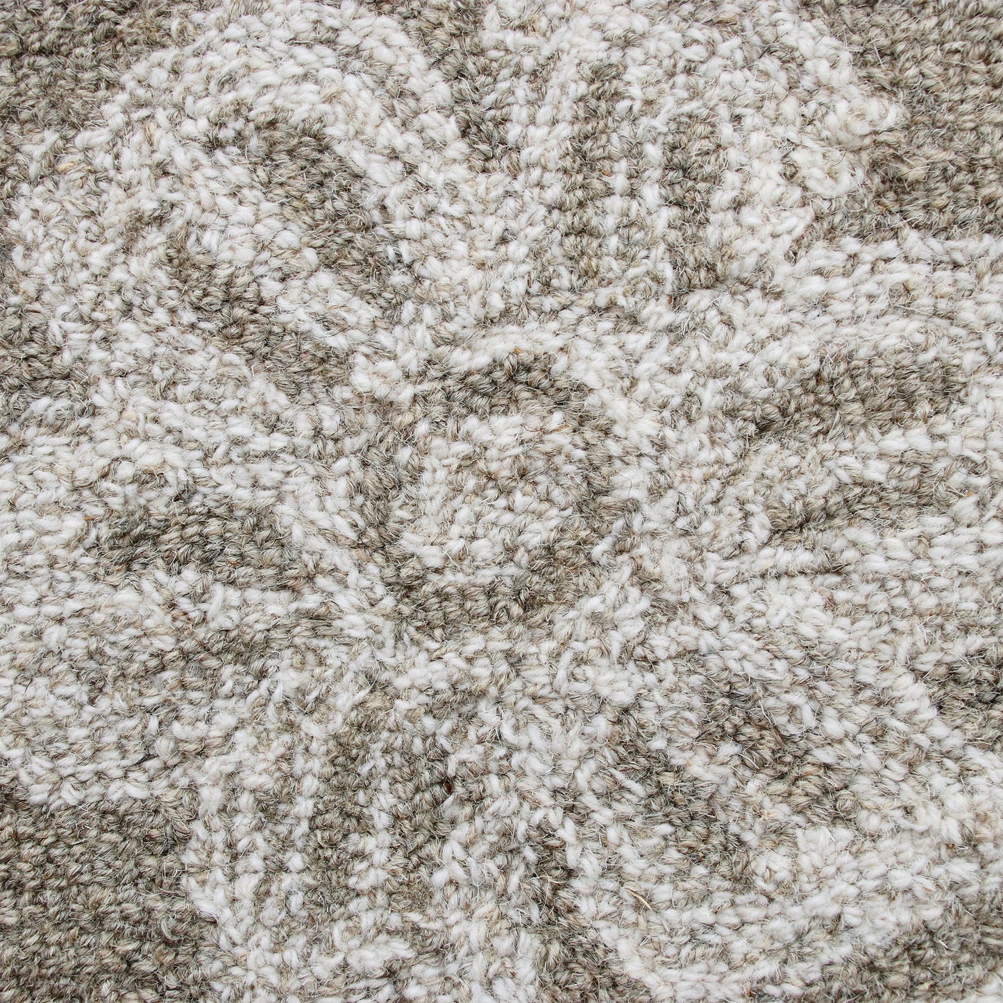 RUGSA-22137 Bohemian/Eclectic Hand-Tufted Gray/Ivory Wool Indoor Area Rugs - LR Home