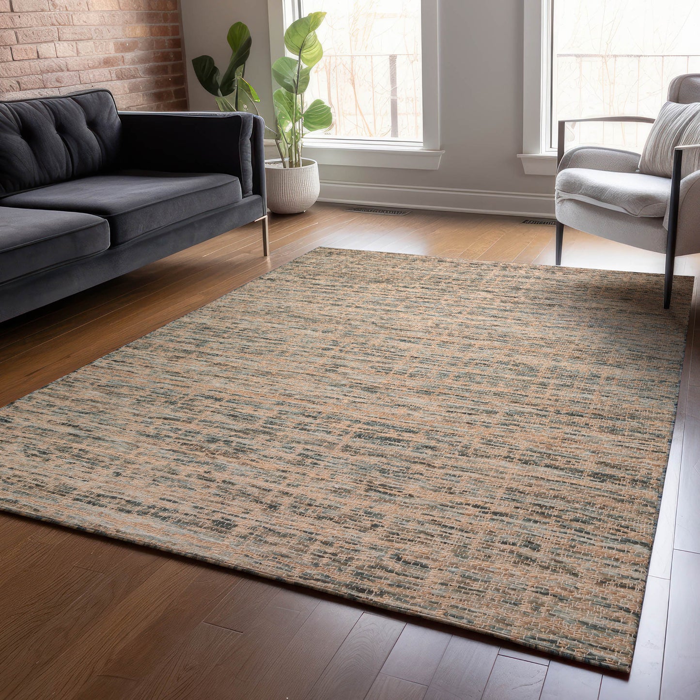 Hand Loomed Sahara SA1 Gray - Dalyn Rugs