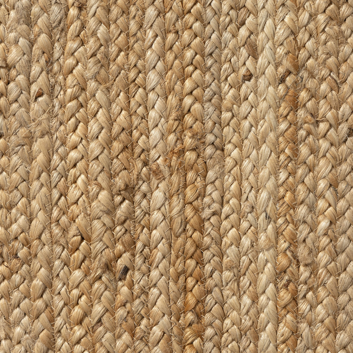Beige/Gray Farmhouse Solid Handmade Jute Indoor Area Rug - color swatch