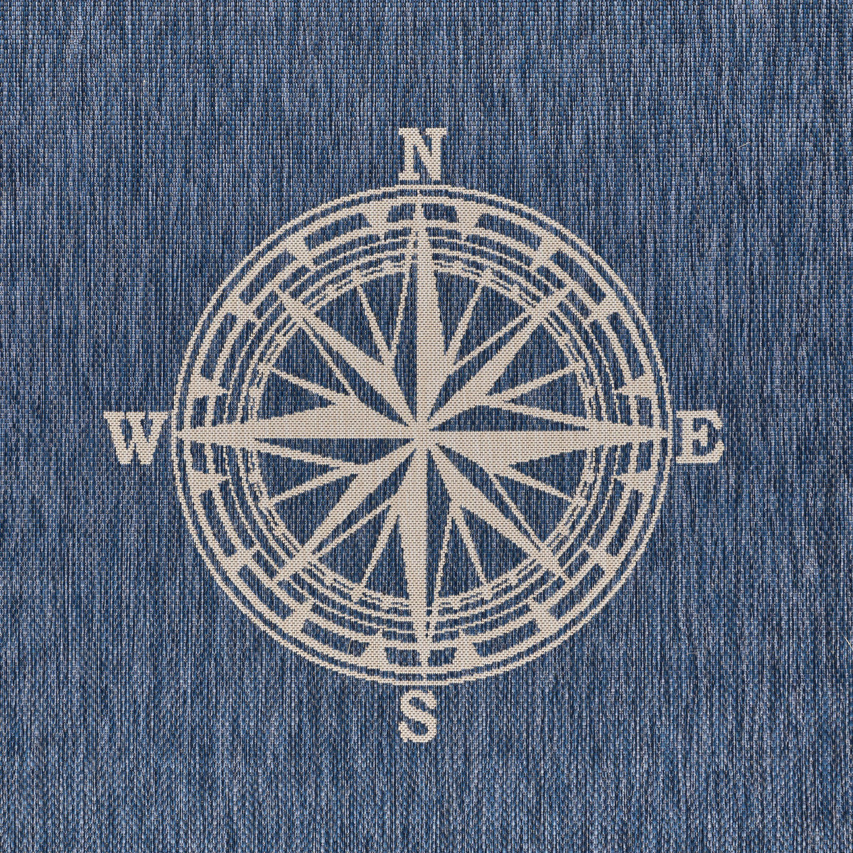 Nautical Navigation Indoor/Outdoor Accent Rug - lifestyle view