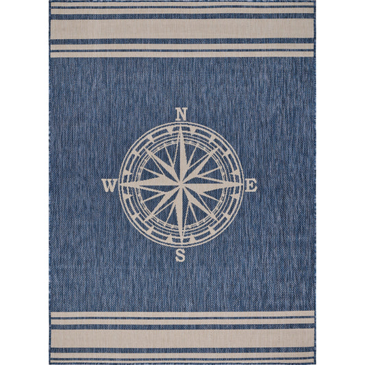 Nautical Navigation Indoor/Outdoor Accent Rug - Silo view