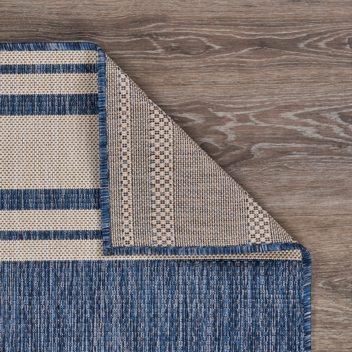 Nautical Navigation Indoor/Outdoor Accent Rug - close-up detail