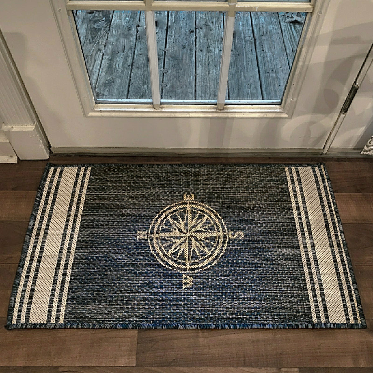 Nautical Navigation Indoor/Outdoor Accent Rug - lifestyle view 2