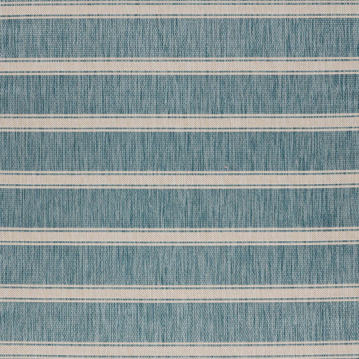 Seaside-81876 Tropical Power-Loomed Aqua/White Polypropylene Indoor/Outdoor Area Rug - LR Home