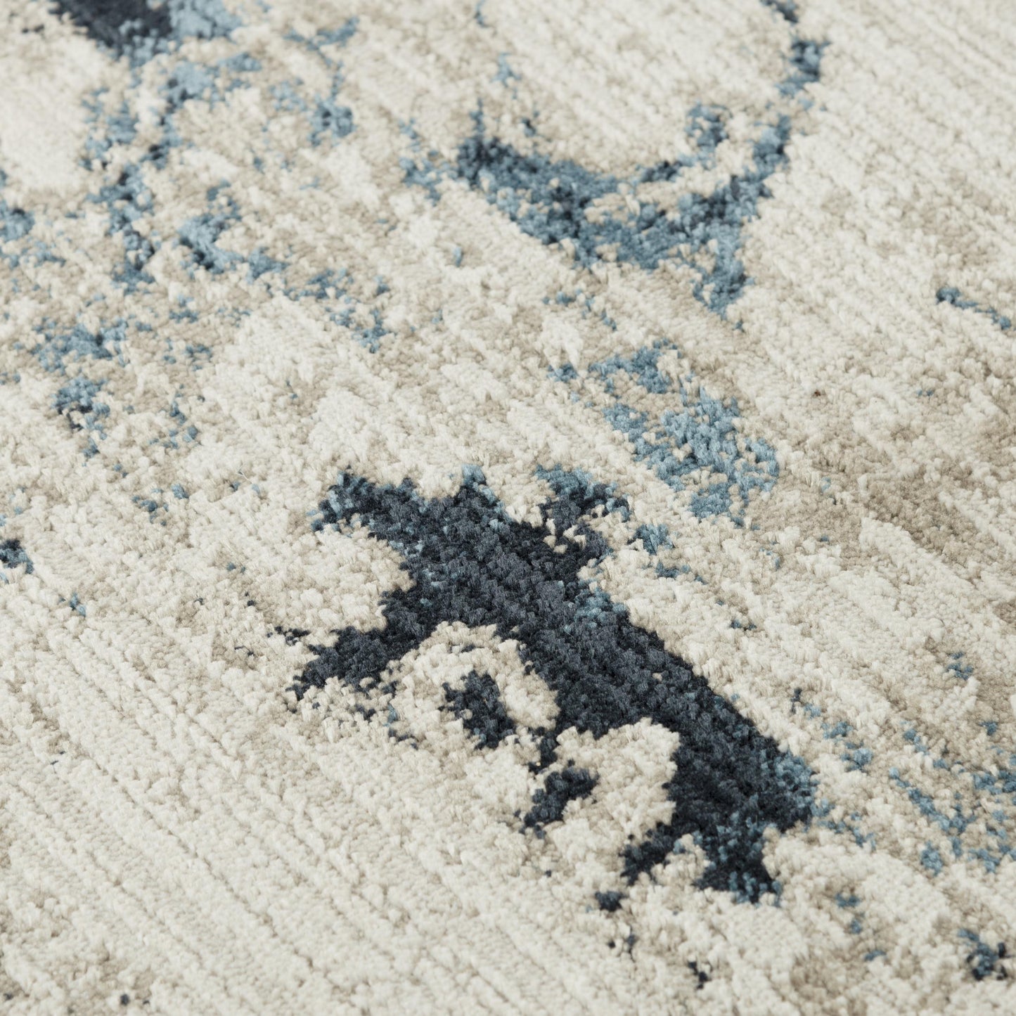 Stratford SFD766 Blue Machine-Made Rug - Rizzy