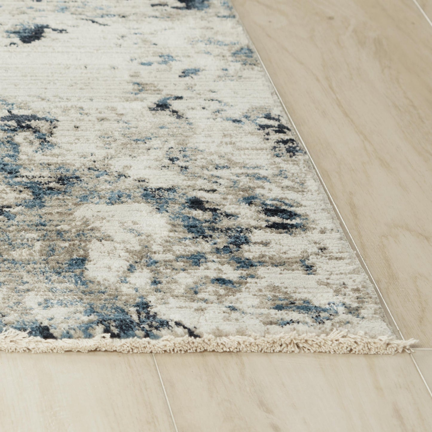 Stratford SFD766 Blue Machine-Made Rug - Rizzy