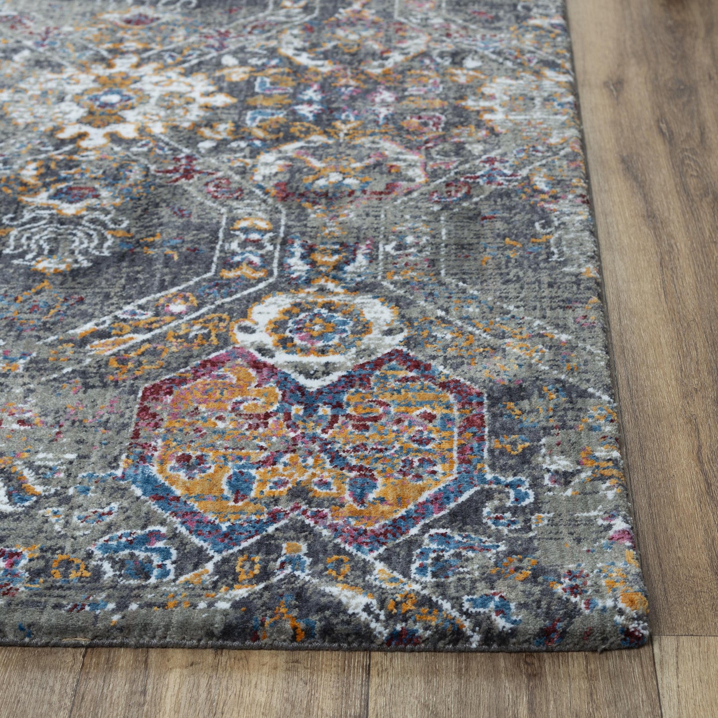 Signature SGN693 Gray Hybrid Rug - Rizzy