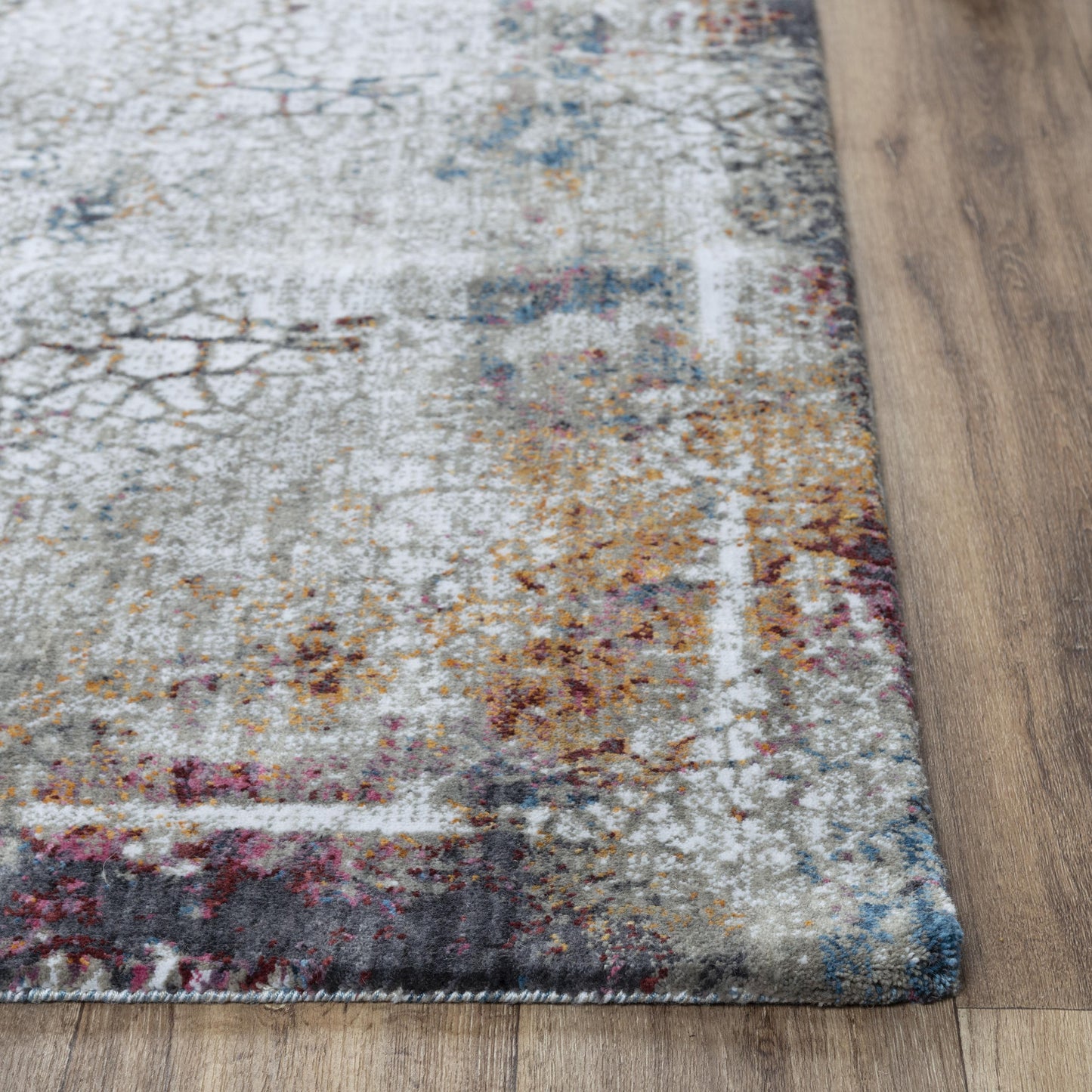 Signature SGN696 Gray/Blue Hybrid Rug - Rizzy