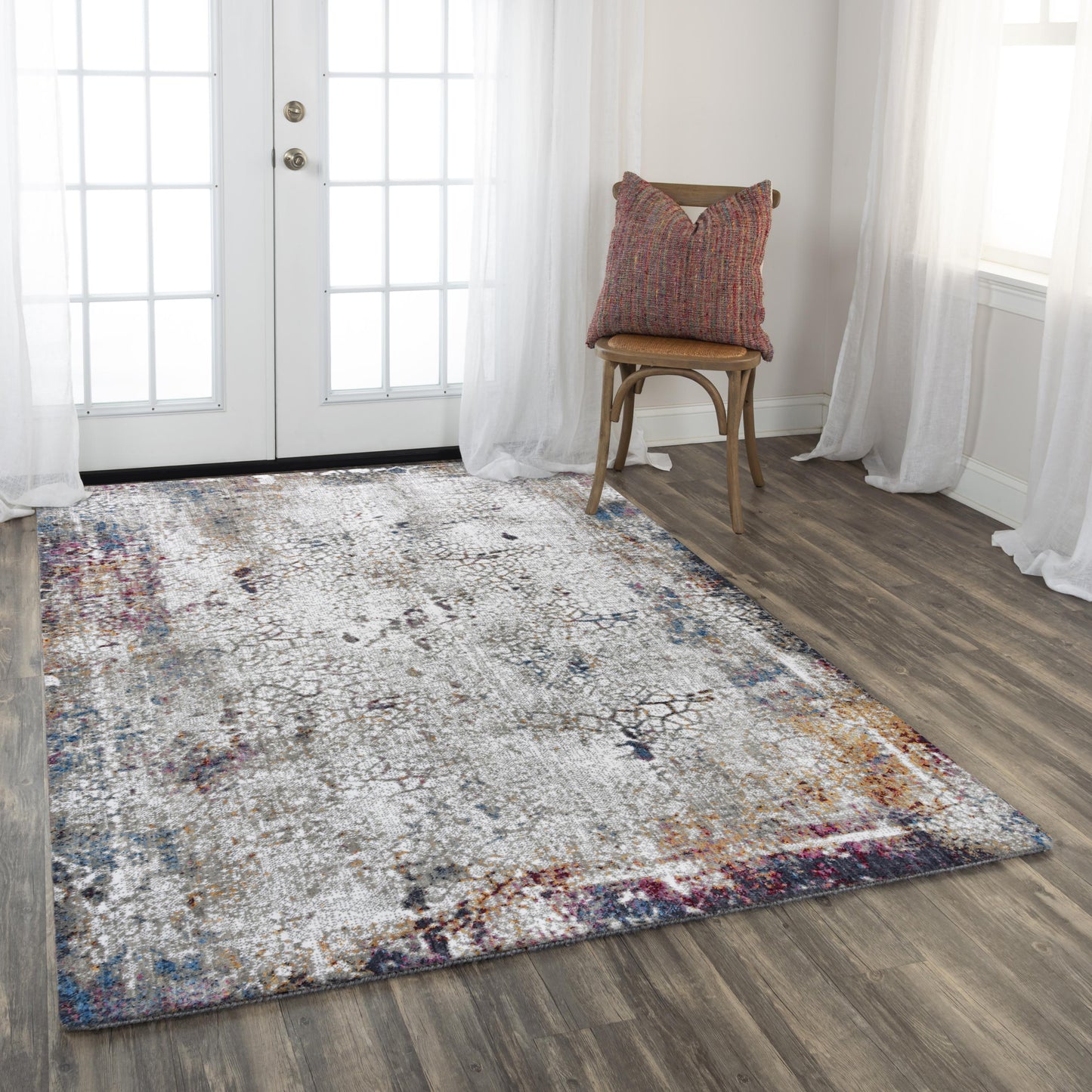 Signature SGN696 Gray/Blue Hybrid Rug - Rizzy