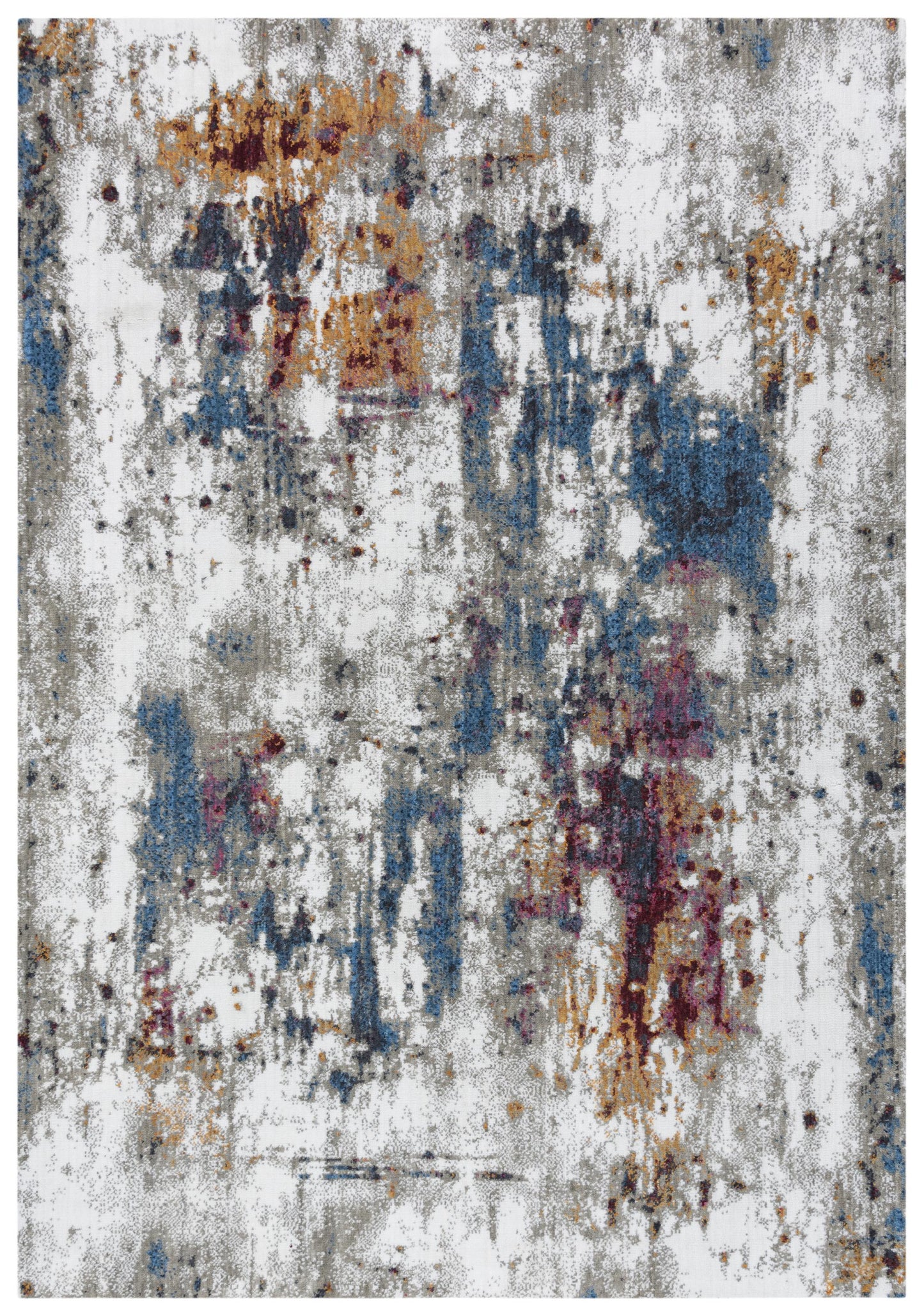 Signature SGN697 Cream/Blue Hybrid Rug - Rizzy
