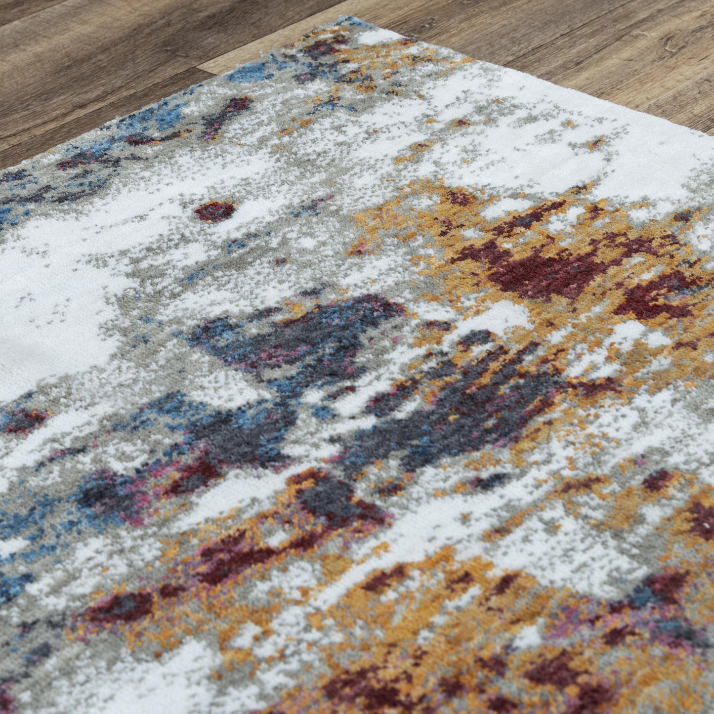 Signature SGN697 Cream/Blue Hybrid Rug - Rizzy