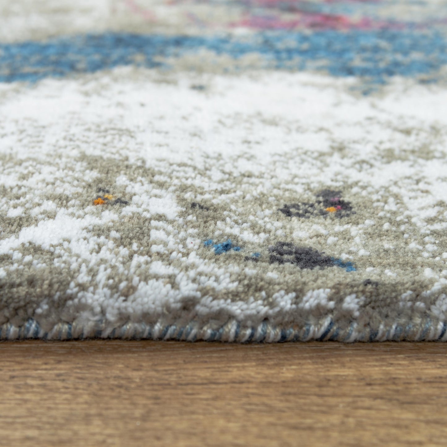 Signature SGN697 Cream/Blue Hybrid Rug - Rizzy
