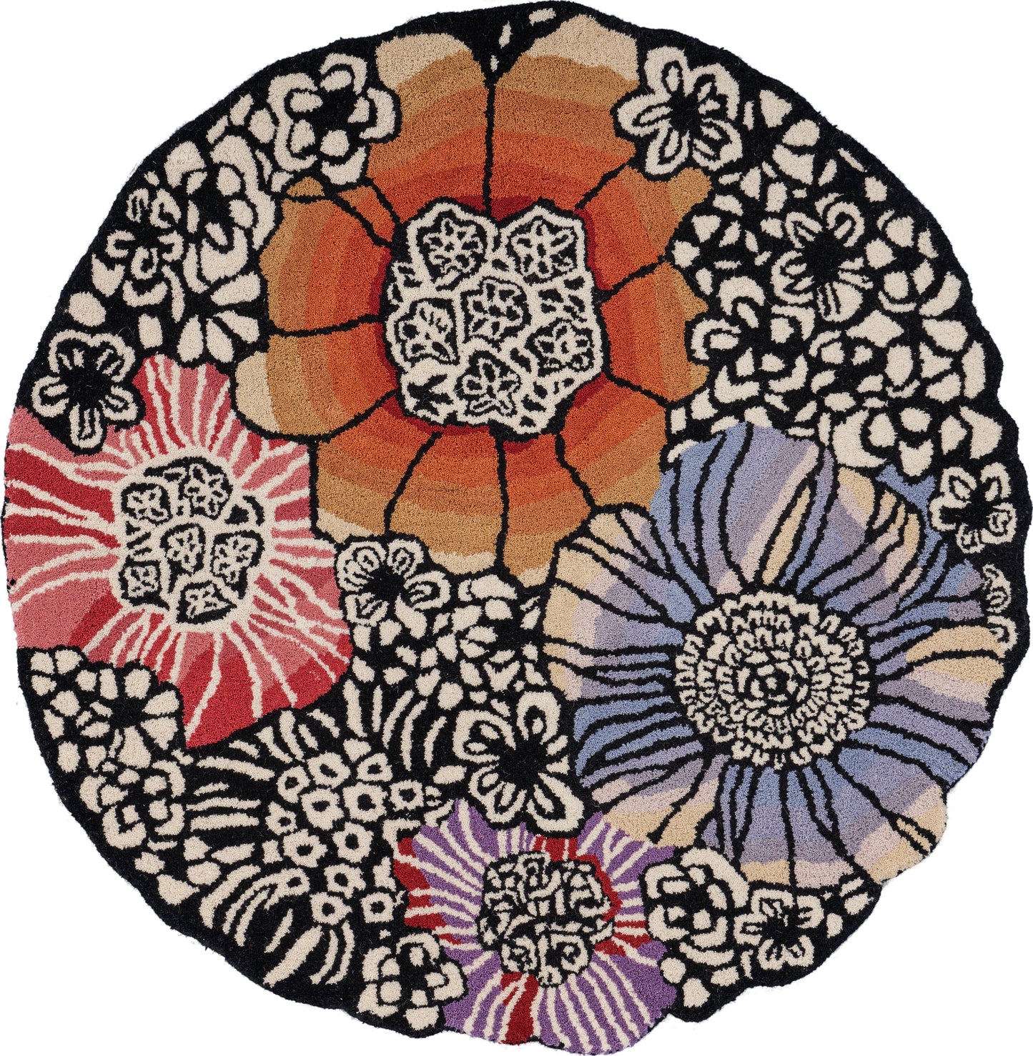 SINUO-54105 Modern/Contemporary Hand-Tufted Multi Wool Indoor Area Rugs - LR Home
