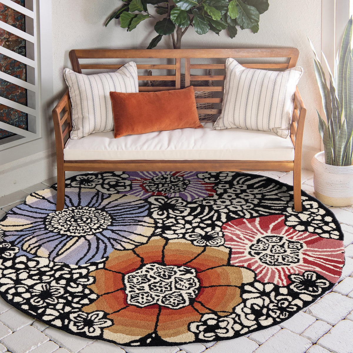 Spring Blossoms Area Rug - lifestyle view 2