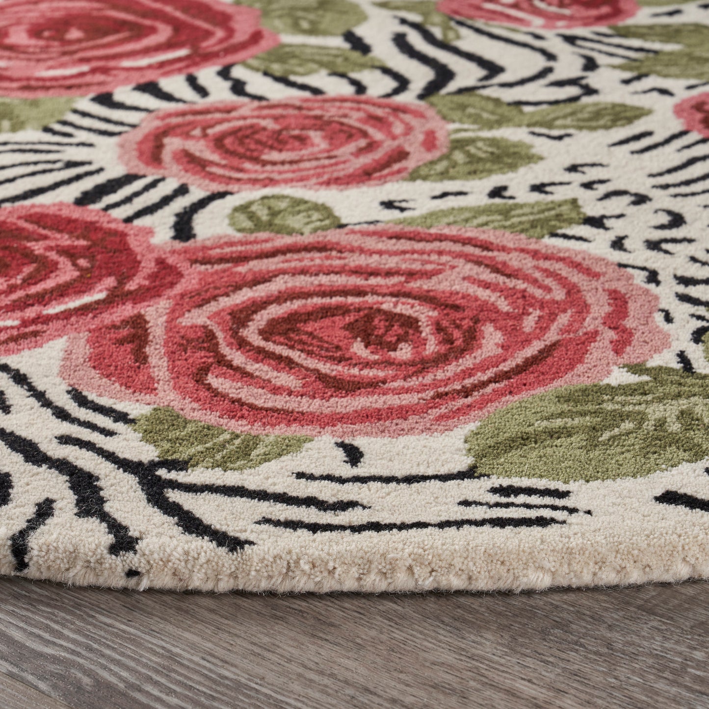Sinuous-54107 Casual Hand-Tufted Multi Cotton Indoor Area Rug - LR Home