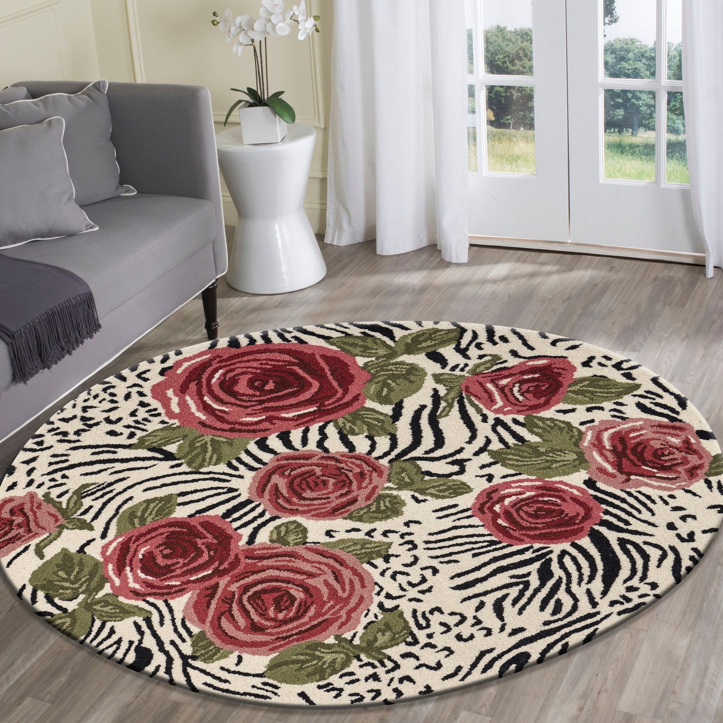 SINUO-54107 Modern/Contemporary Hand-Tufted Multi Wool Indoor Area Rugs - LR Home