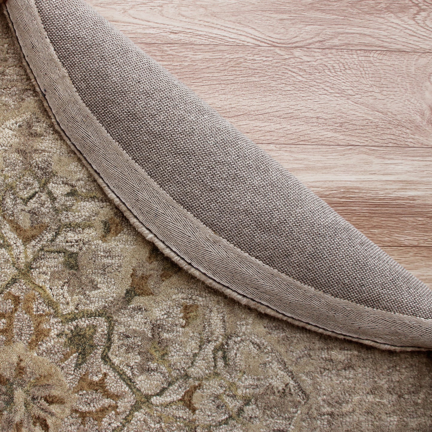 Sinuous-54120 Casual Hand-Tufted Beige/Cream Cotton Indoor Area Rug - LR Home