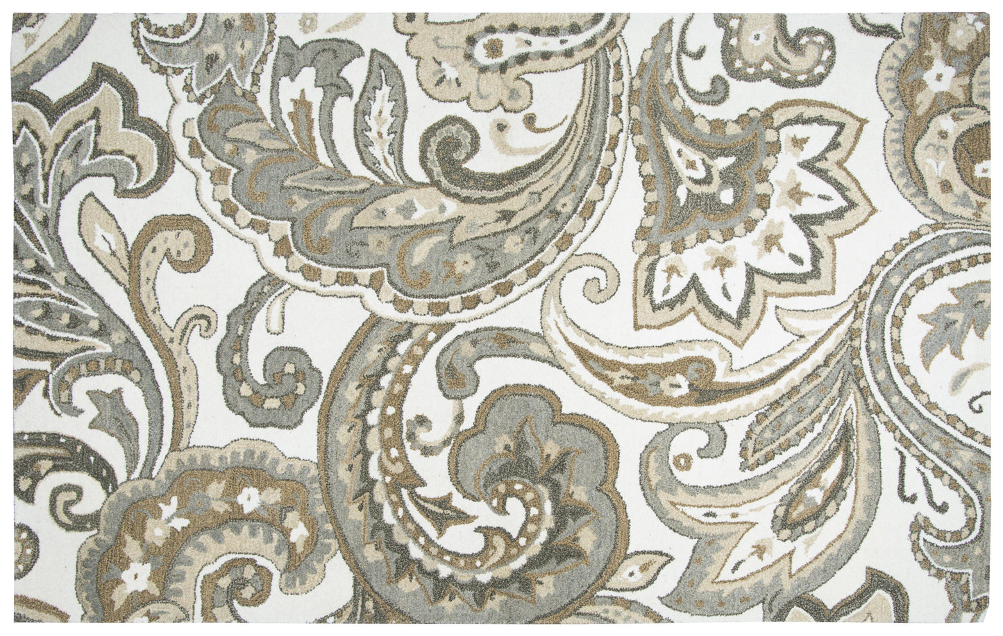 Suffolk SK326A Beige Hand-Tufted Rug - Rizzy