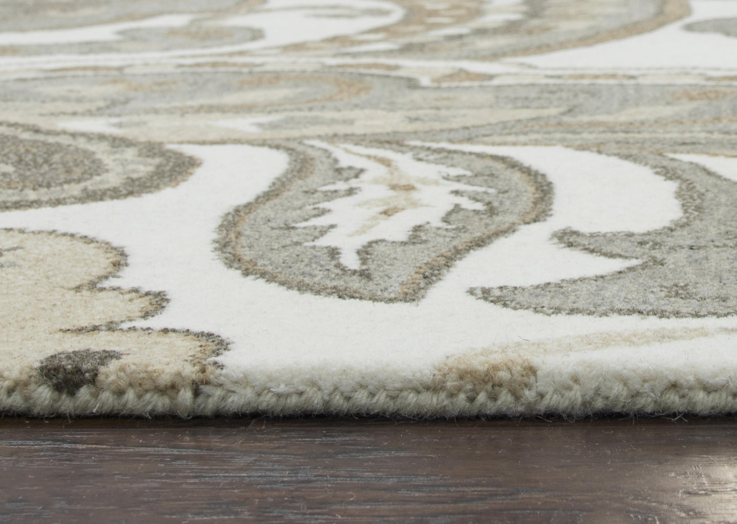 Suffolk SK326A Beige Hand-Tufted Rug - Rizzy
