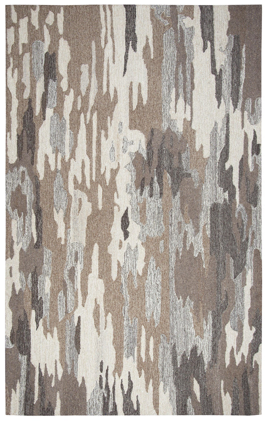 Suffolk SK332A Brown Hand-Tufted Rug - Rizzy