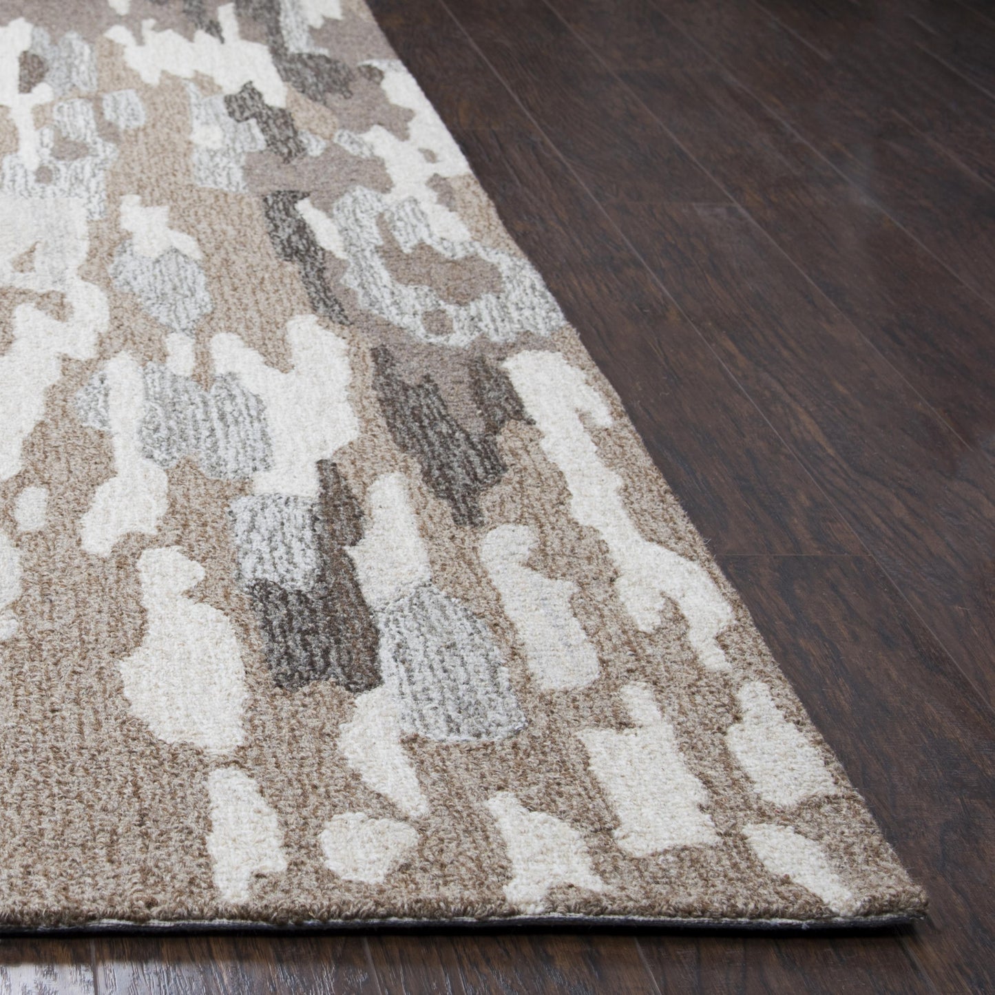 Suffolk SK332A Brown Hand-Tufted Rug - Rizzy