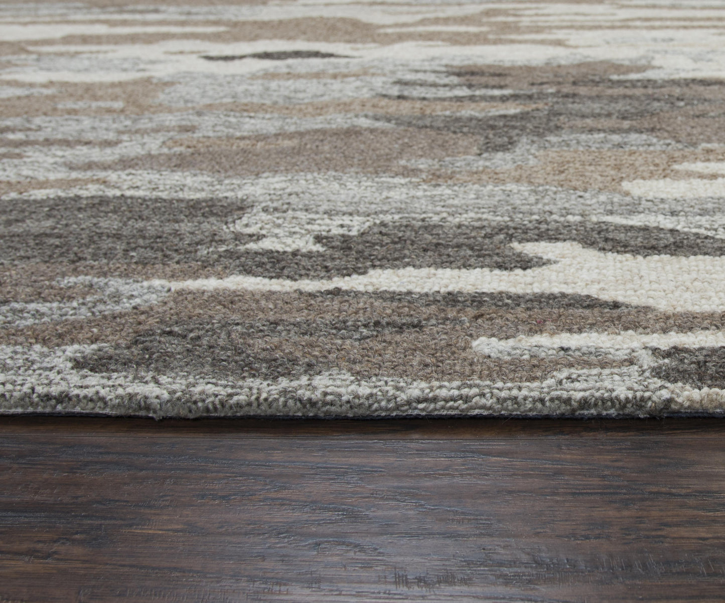 Suffolk SK332A Brown Hand-Tufted Rug - Rizzy