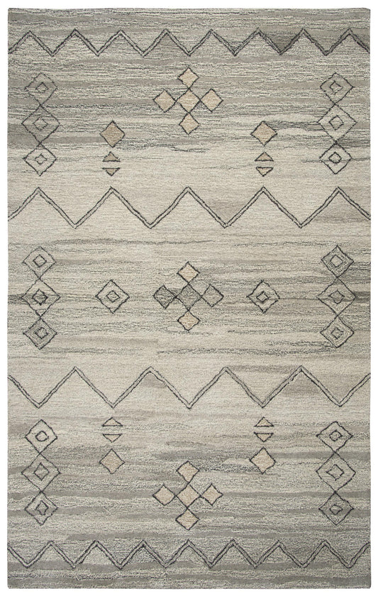 Suffolk SK358A Gray Hand-Tufted Rug - Rizzy