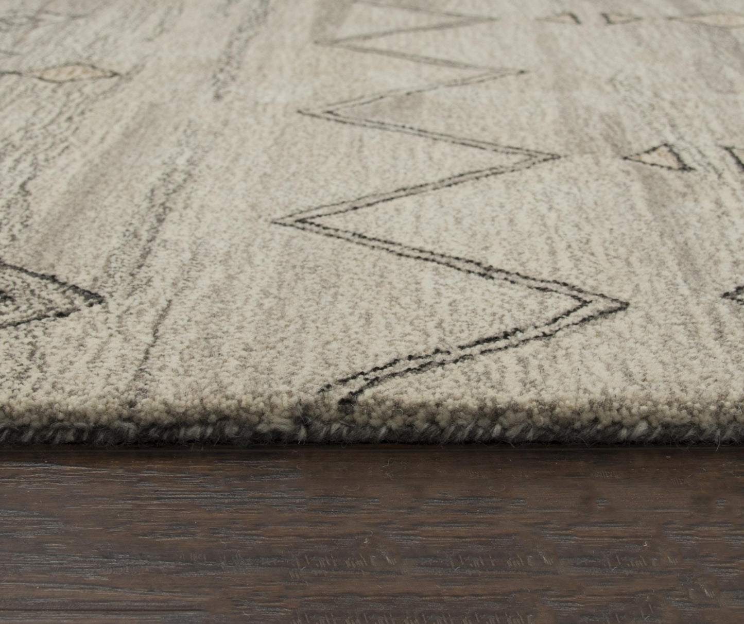 Suffolk SK358A Gray Hand-Tufted Rug - Rizzy