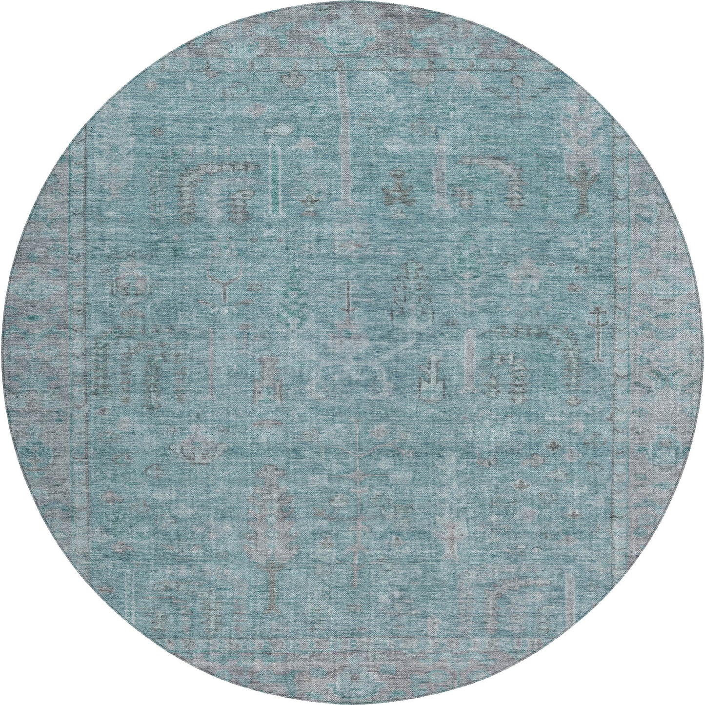 Machine Made Solace SL11 Aqua - Dalyn Rugs