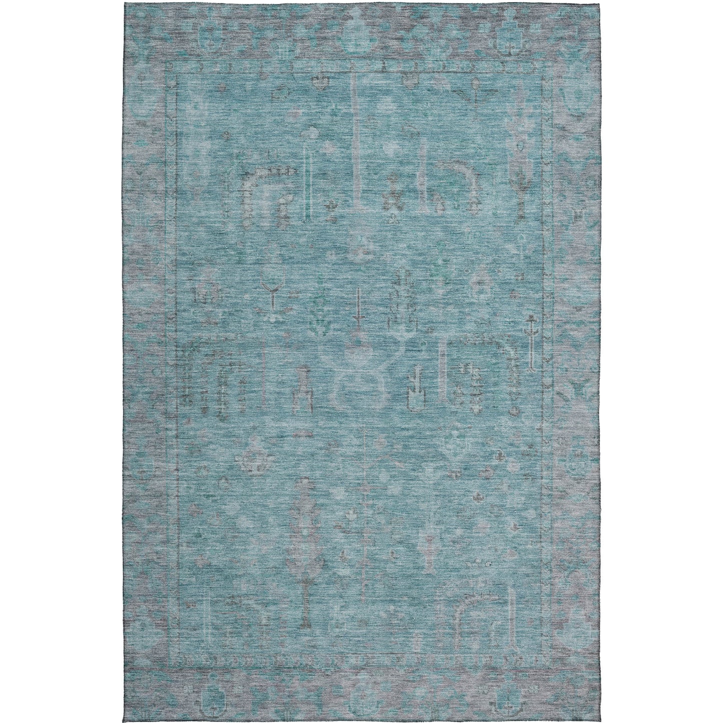 Machine Made Solace SL11 Aqua - Dalyn Rugs