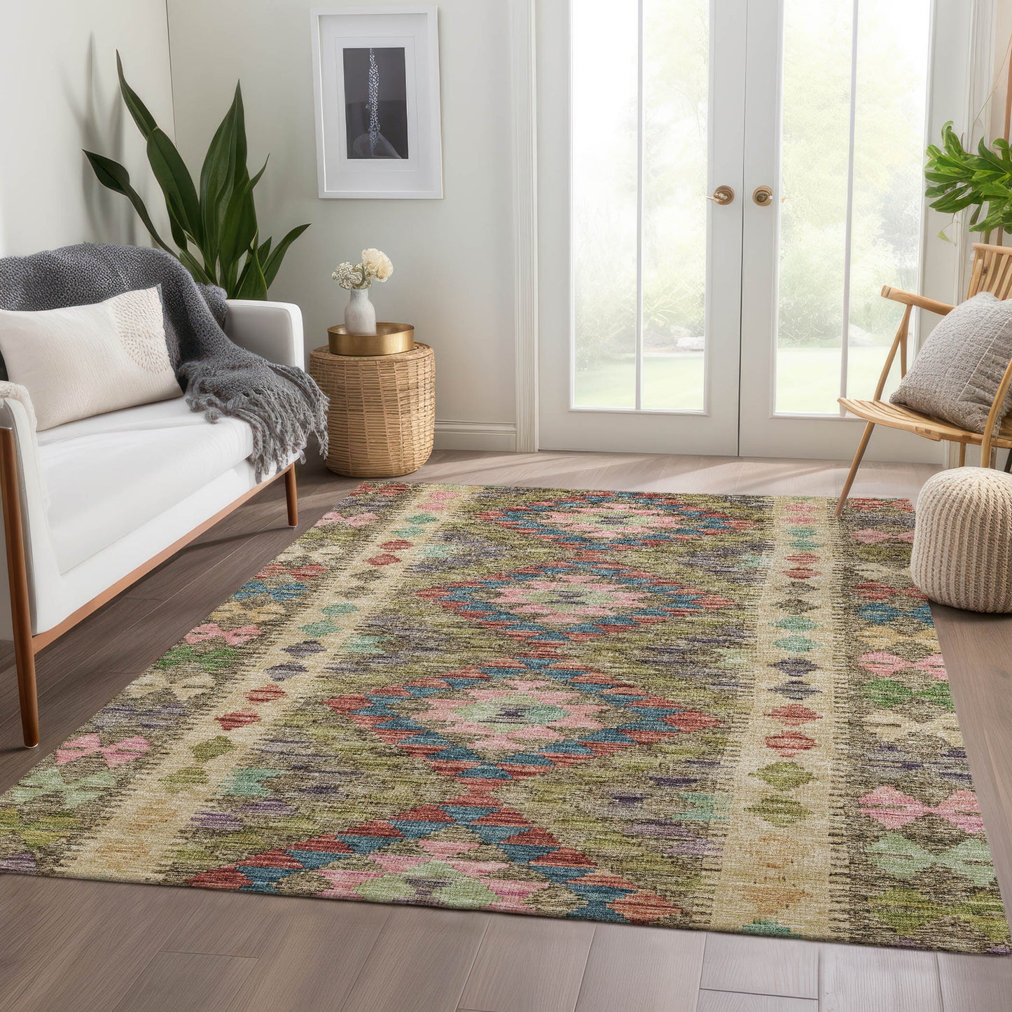 Machine Made Solace SL13 Green - Dalyn Rugs